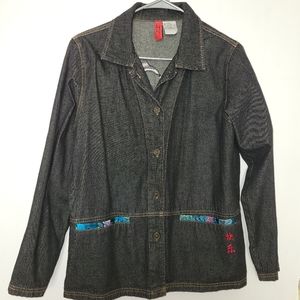 Asian denim Jacket